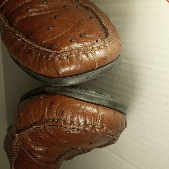 Brilliant Handmade Genuine 0strich Quill Loafers - Picture 15 of 15